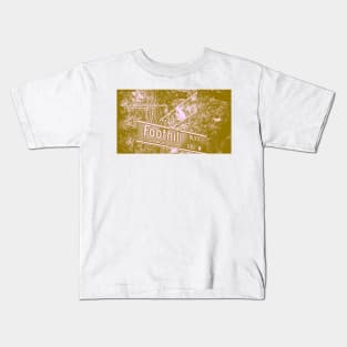 Foothill Boulevard & College Avenue, Claremont, California by Mistah Wilson Kids T-Shirt